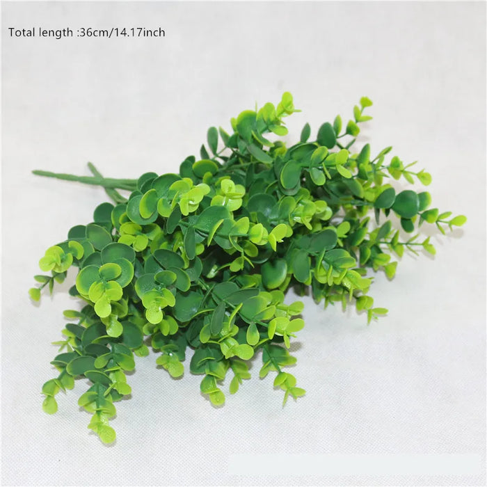7 Branches Artificial Persian Grass – Faux Plastic Fern for Garden, Home, Vase, and Wedding Décor
