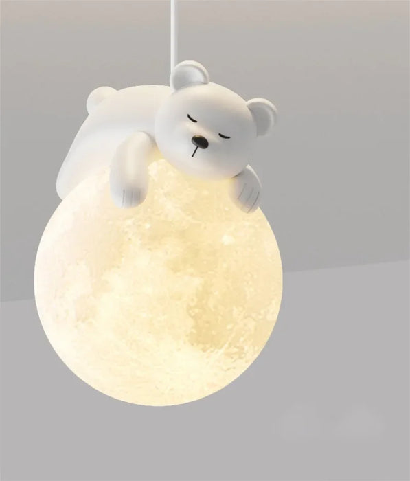 Creative Cartoon Animals LED Hanging Chandelier – Fun Pendant Light for Kid's Bedroom, Living Room, and Home Decor