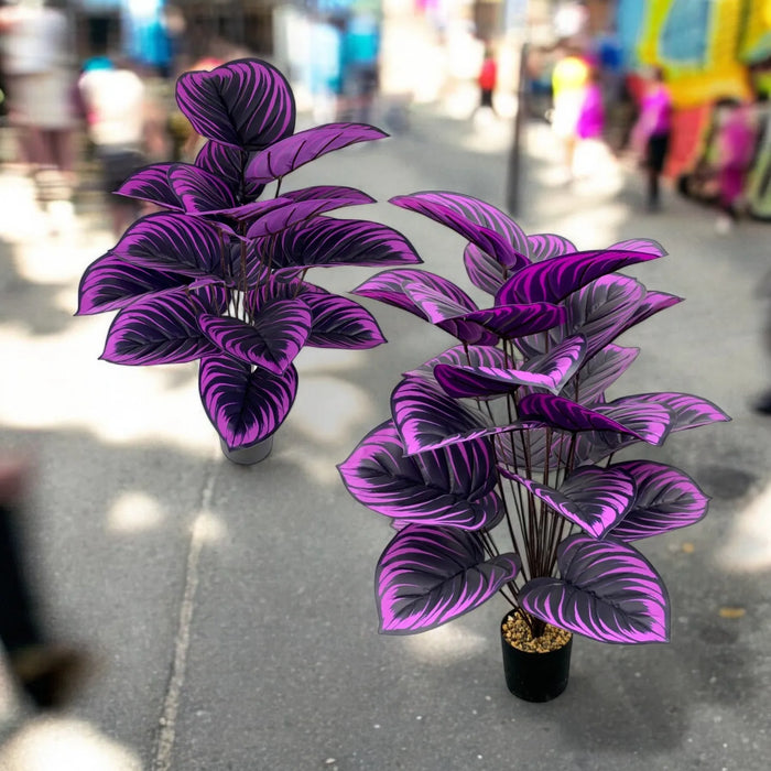Elegant Purple Artificial Plant – Perfect for Home, Office, Wedding & Spring Decor – Floor Display, Container Not Included, Size: 75 CM and 85 CM