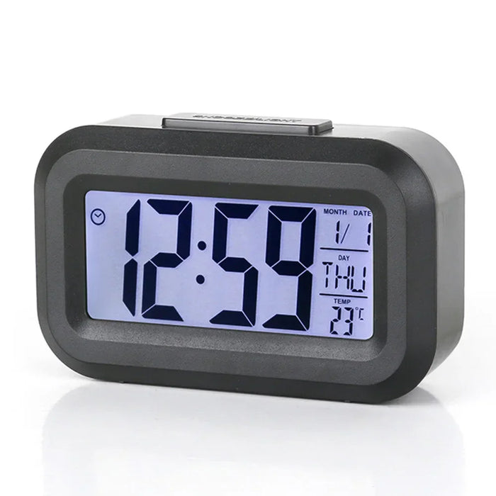 Compact LED Digital Alarm Clock with Night Light – Perfect for Bedrooms, Offices, and Kids' Rooms