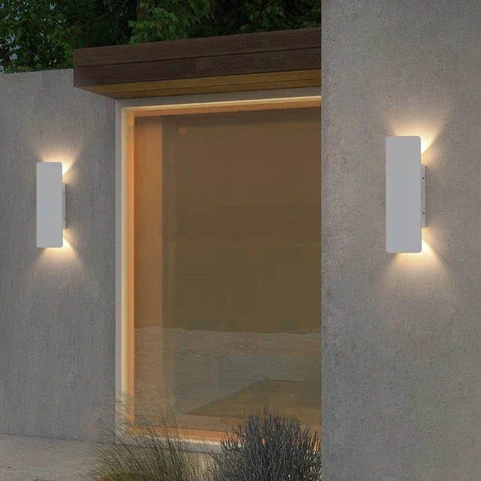 Modern LED Wall Lamp – Waterproof Indoor & Outdoor Up and Down Wall Light for Porch, Hallway, Garden, or Living Room (IP65, AC90–260V, Aluminum Sconce Fixture)