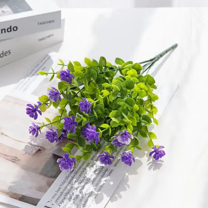 Artificial Eucalyptus Plant – Faux Wedding Bouquet & Home Decor for Windowsill, Vase, and Festivals