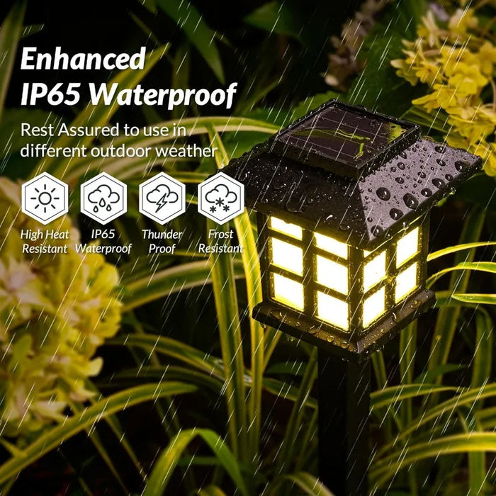 Solar Outdoor Pathway Lights – Waterproof LED Garden Lamp for Yard, Driveway, and Walkway Lighting