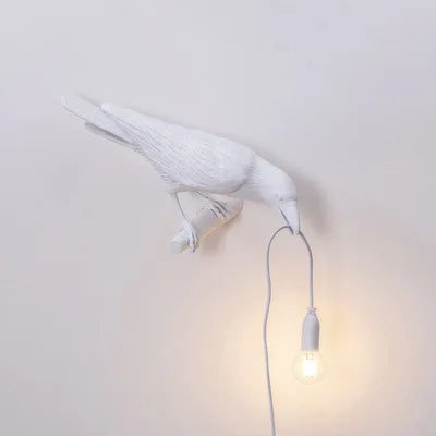 Modern Lucky Bird Table Lamp – Creative Resin Animal Design for Bedroom and Living Room