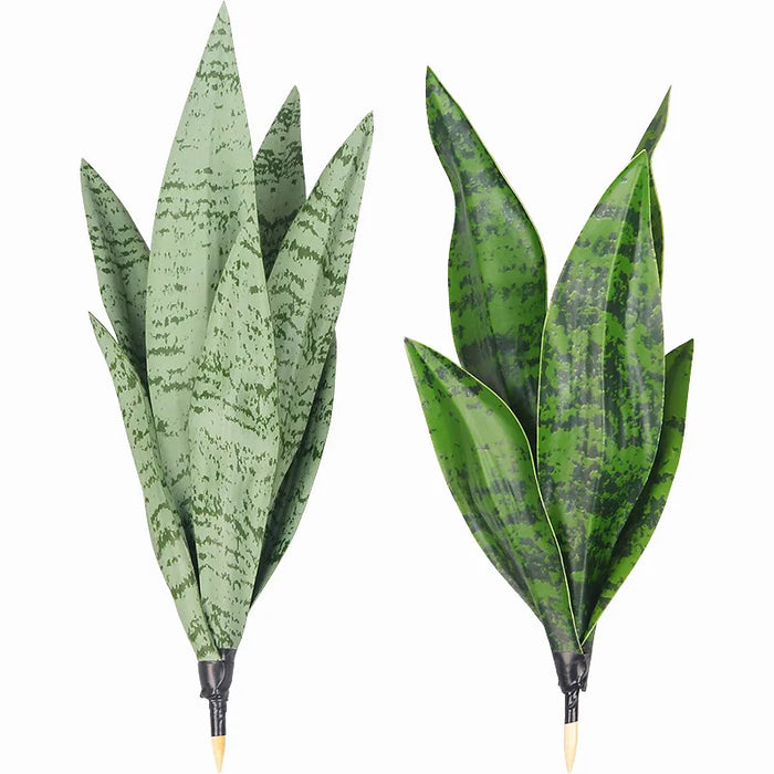 Artificial Sansevieria Succulent Plant – Real Touch Fake Tropical Leaves for Home, Office, Hotel, and Party Decor