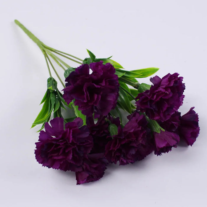 Artificial Carnation Flower – Fake Silk Carnation Bouquet for Weddings, Parties, Home & Garden Decoration