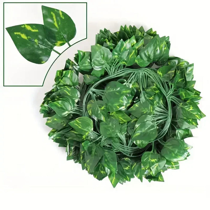 30pcs Artificial Ivy Vine Garland – Fake Green Leaves Hanging Creeper for Garden, Wedding, Party, and Home Decor