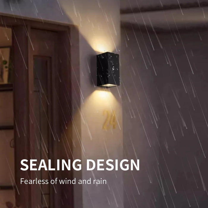 LED Wall Light – Waterproof Up & Down Modern Outdoor Lamp with Motion Sensor