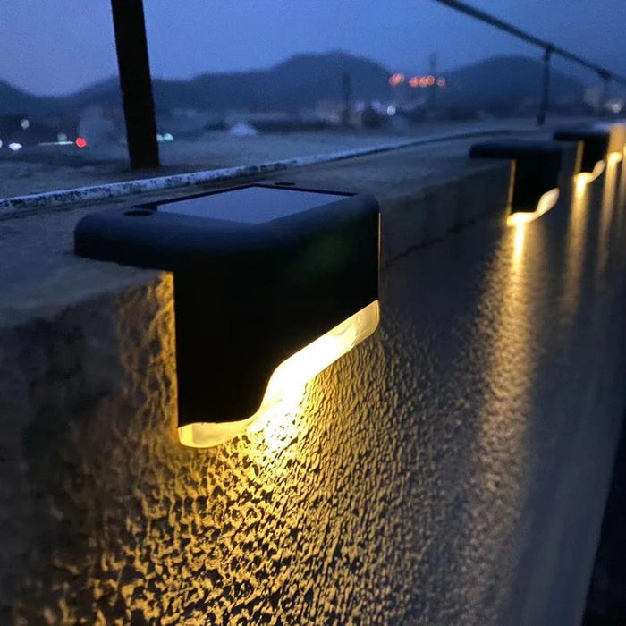 Stair LED Solar Lamp – IP65 Waterproof Outdoor Light for Garden, Pathway, Yard, Patio, and Fence