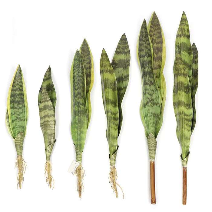 Artificial Sansevieria Plant – Plastic Bonsai Branch for Home Garden, Indoor & Outdoor Decoration, Fake Green Plant