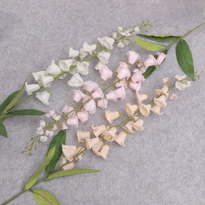 98CM Artificial Lily of the Valley Flowers – Silk Flower Branch for Wedding, Anniversary, and Home Decoration