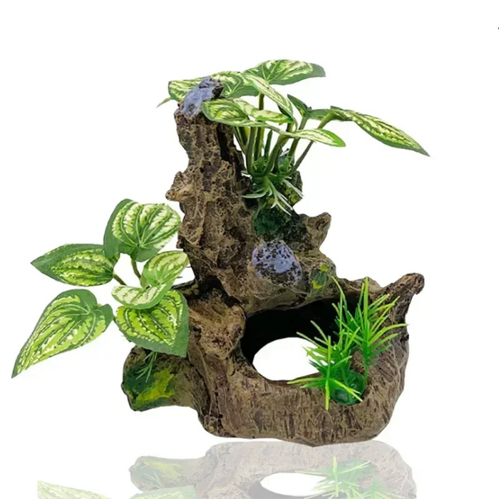 Artificial Underwater Grass for Aquarium – Lifelike Simulation Fish Tank Decoration, Plastic & Resin Aquarium Background Plant