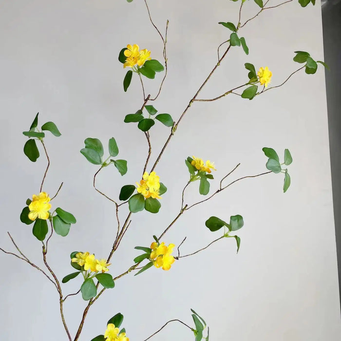 Luxury Zen Style Artificial Green Leaf Branch – 80/120cm Withered Vines for Wedding, Party & Home Décor