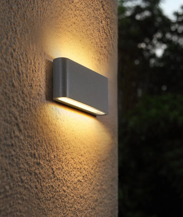 Modern LED Waterproof Outdoor/Indoor Wall Lamp – IP65 Aluminum, 6W/12W/20W, Up & Down Lighting, Ideal for Kitchen, Bedroom, Bathroom, and Foyer