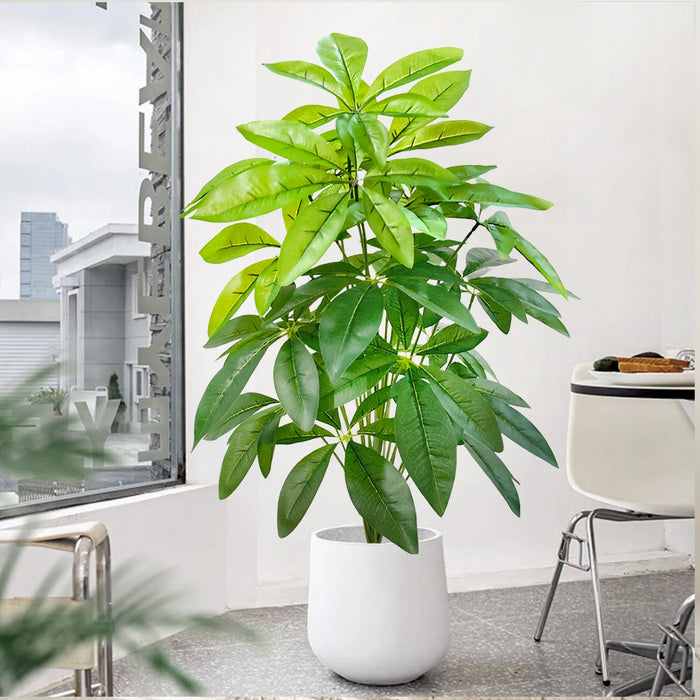 Artificial Money Tree – 68cm/26.7in Monstera Deliciosa Faux Plant for Home & Office Décor