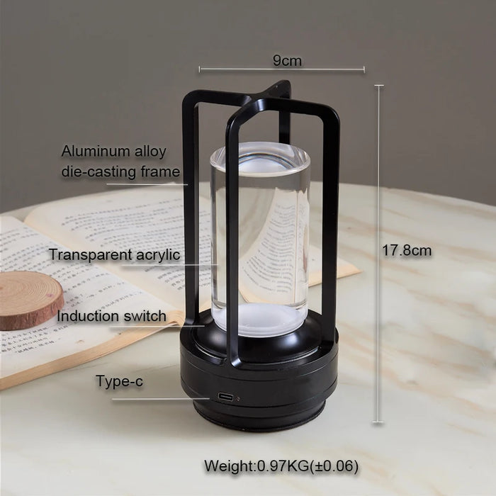 RGB LED Desk Lamp – USB Charging, Touch Control, and Multiple Color Options for Bedroom, Outdoor, and Camping Use