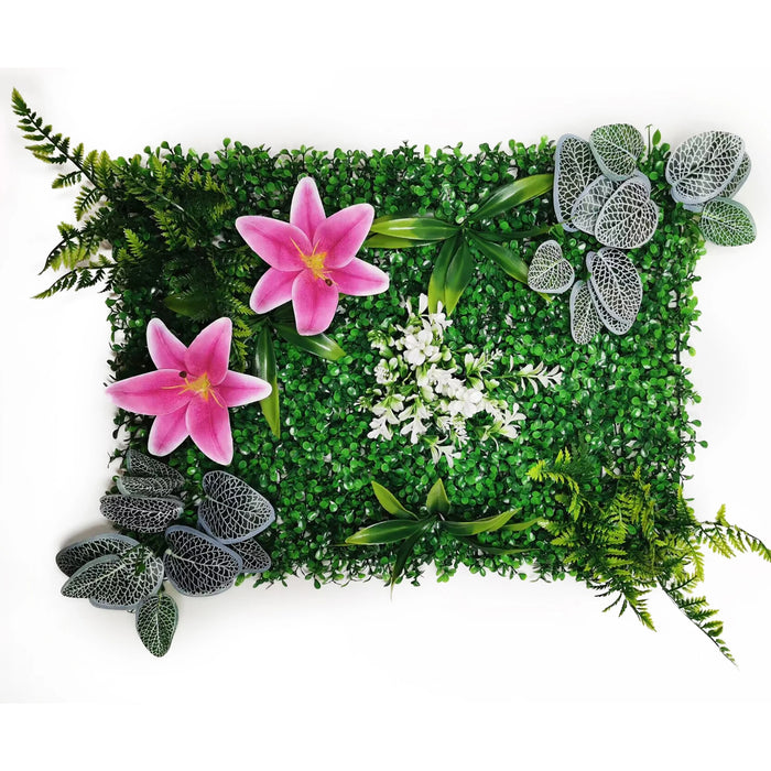 Artificial Wisteria Rose Flower Panel - Silk Hanging Wall Decoration for Wedding, Party, and Home Décor