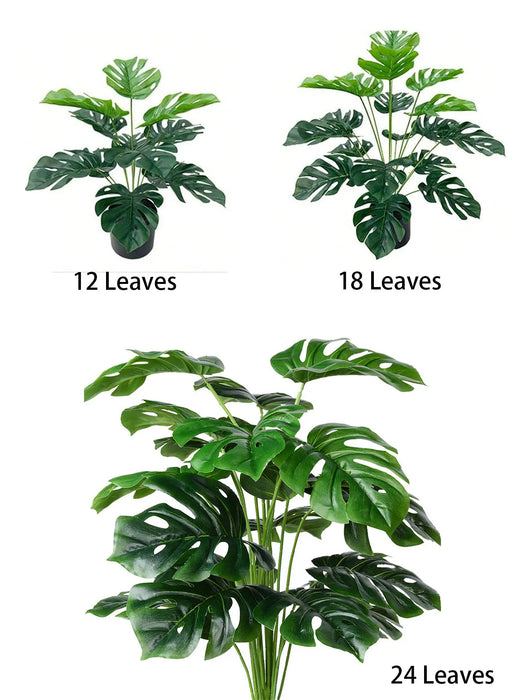 Large Artificial Areca Palm Tree in Pot – Faux Tropical Plant for Home, Office, and Floor Decoration (1pc)