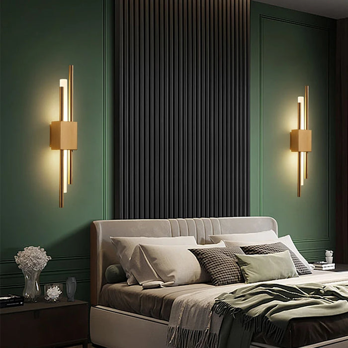 Nordic LED Wall Lamp – Contemporary Wall Sconce for Bedroom, Staircase, and Living Room