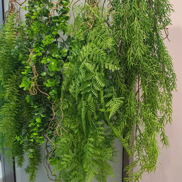Artificial Hanging Green Ivy Vine – Plastic Rattan Grass Plant for Home, Garden, Wedding, and Wall Decorations