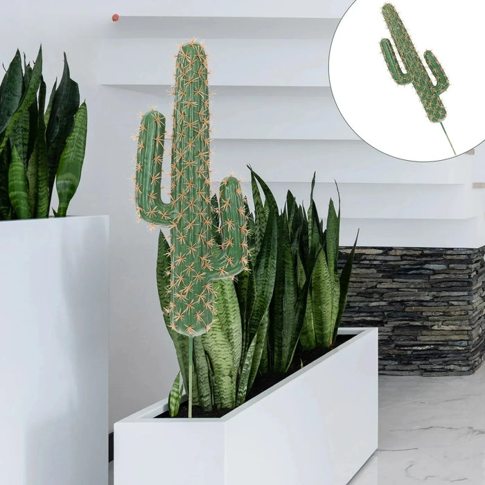 Tropical Artificial Cactus Decoration – Realistic Foam Succulent Plant for DIY Micro Landscape, Home, and Office Decor