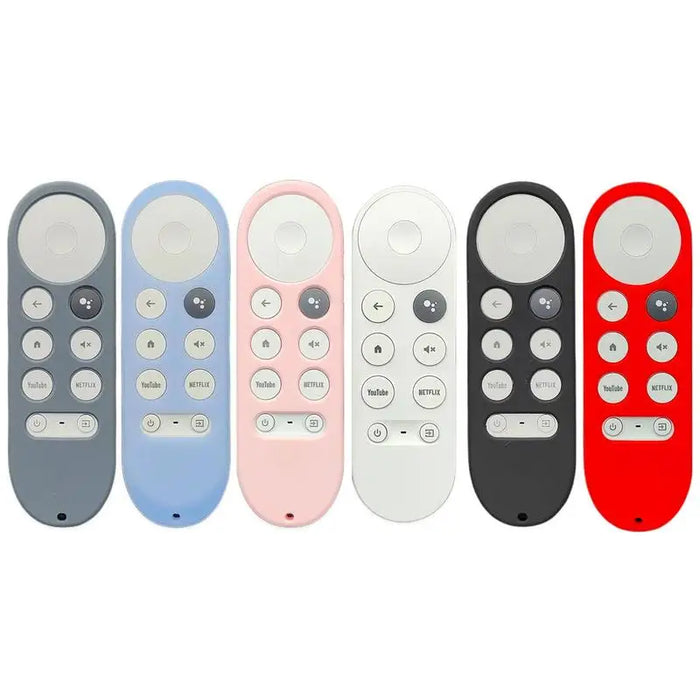 Non-Slip Soft Silicone Remote Control Case for Google TV – Protective Cover with Luminous Design for Chromecast Voice Remote