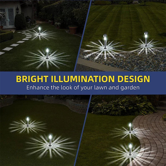 Solar-Powered Outdoor Garden Lights – Waterproof LED Pathway Lanterns for Yard, Lawn, and Landscape Decoration | IP44 Waterproof