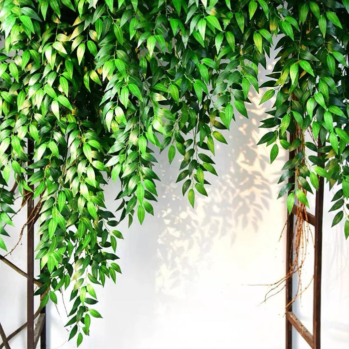 10PCS Artificial Italian Ruscus Greenery Stems – Faux Shrub Bushes with Green Leaves for Wedding Arch, Bouquet, and Home Decor