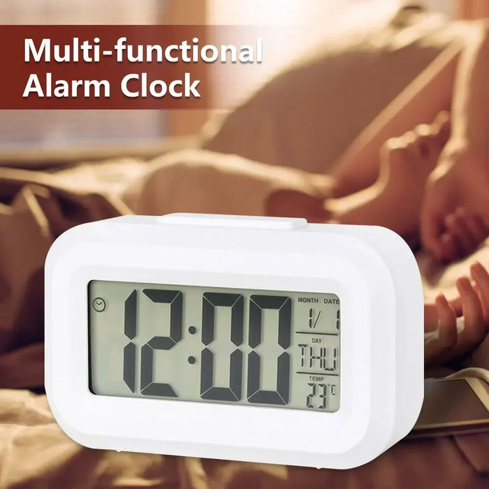 Compact LED Digital Alarm Clock with Night Light – Perfect for Bedrooms, Offices, and Kids' Rooms