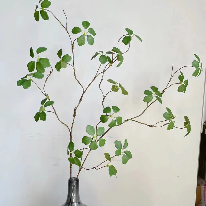 Luxury Zen Style Artificial Green Leaf Branch – 80/120cm Withered Vines for Wedding, Party & Home Décor