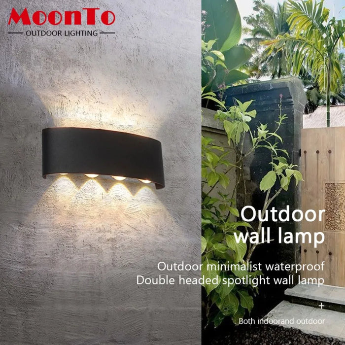 Modern LED Wall Lamp – IP65 Waterproof Indoor & Outdoor Decorative Light for Living Room, Corridor, Porch, Garden, and Courtyard (2W–10W, Warm/White Light, AC85–265V)