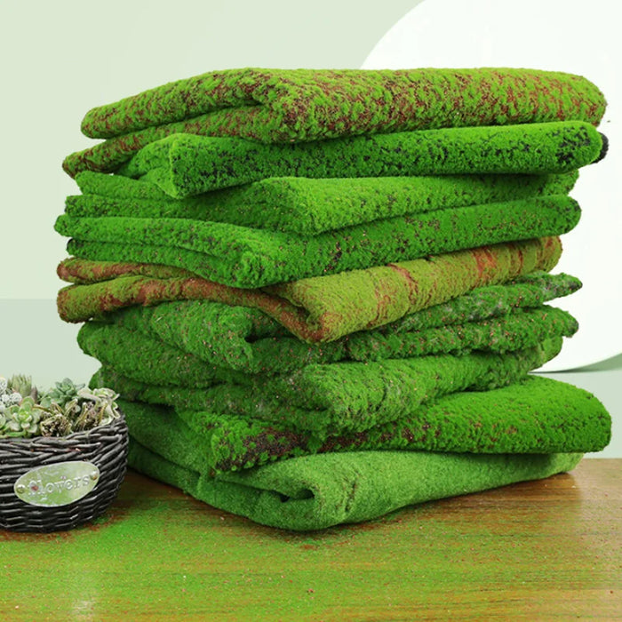 50/100cm Artificial Grass Rug – Lifelike Fake Moss Lawn Turf for Garden, Patio, Indoor, Outdoor & Wedding Decoration, DIY Landscape Mat Carpet