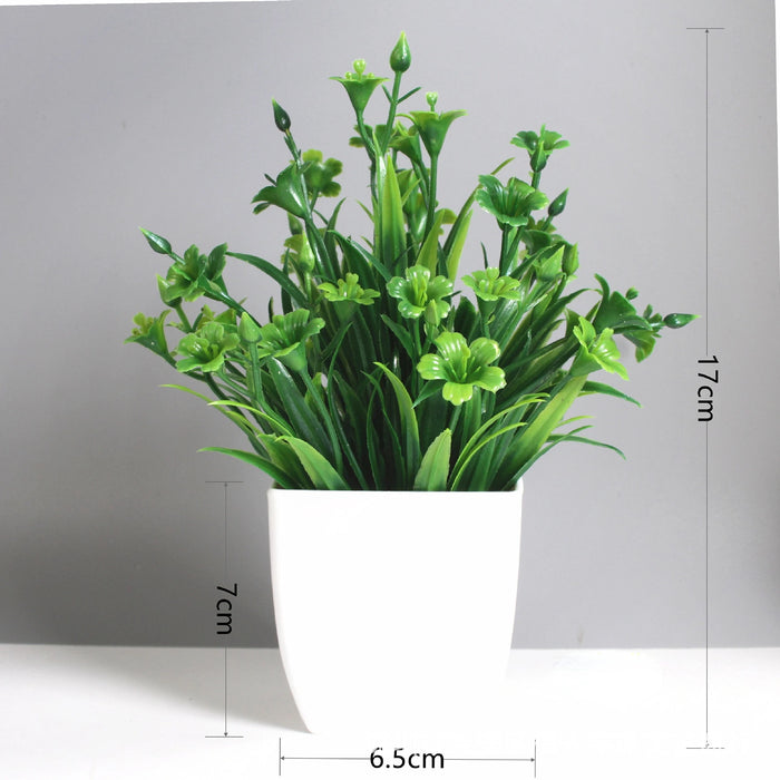Artificial Bonsai Green Eucalyptus Plant – Realistic Fake Potted Plant for Indoor & Outdoor Home, Bedroom, and Garden Decoration