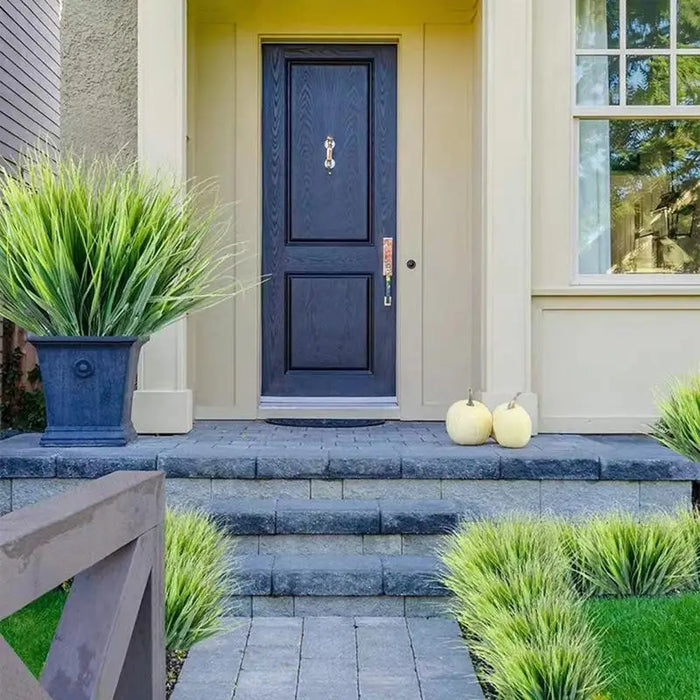 Artificial Faux Wheat Grass – 10pcs Greenery Shrubs for Home & Garden Decor – Vivid, Realistic Fake Wheat Grass for Outdoor and Indoor Spaces