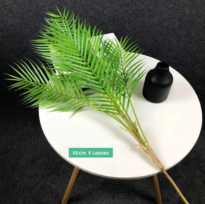 90cm Artificial Sunflower Paradise Palm Tree – Tropical Green Plastic Plant for Home, Garden, and Christmas Decoration
