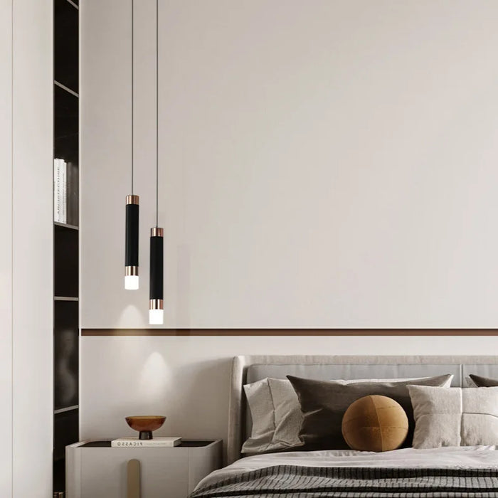 Modern Minimalist LED Pendant Light Chandelier – Adjustable Suspension Lamp for Bedroom, Living Room, and Home Decor