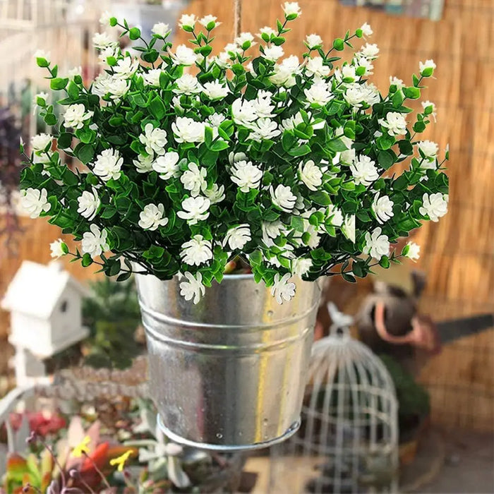 Artificial Eucalyptus Baby's Breath Flower - 1/5 Pcs Faux Plant for Wedding, Festival, and Home Decoration