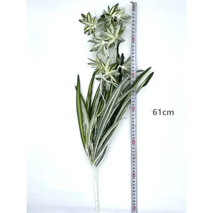 Simulation 5-Pronged Phnom Penh Spider Plant – Artificial Wedding Scene Layout Plant Wall Accessories for Home Decoration