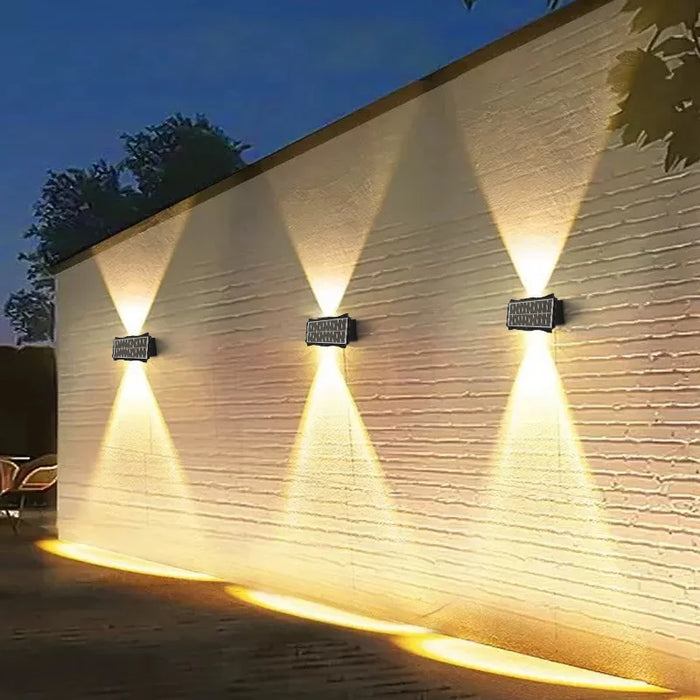 Solar Up Down Wall Light – Waterproof LED Outdoor Wall Lamp for Garden, Balcony & Yard Decoration