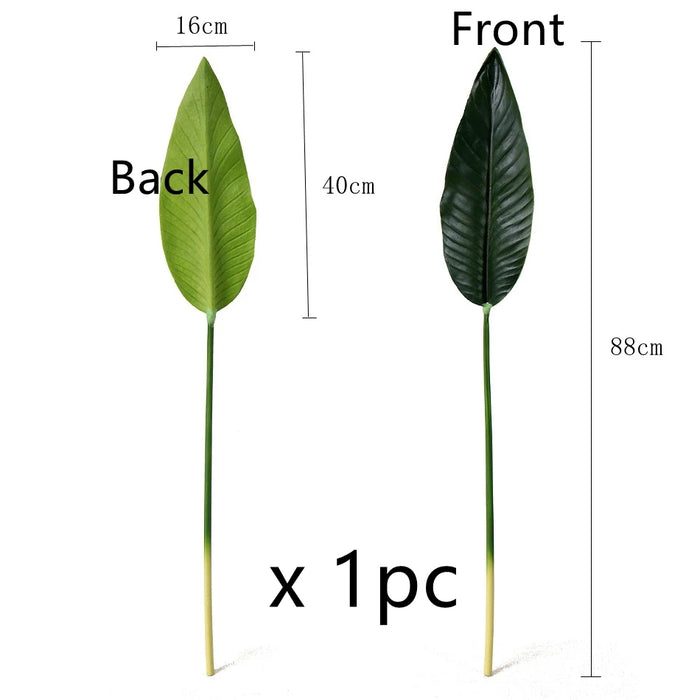 Large Bird of Paradise Artificial Tropical Flower – Faux Heaven Bird Plant for Home, Office, Garden Decor & Flower Arrangements
