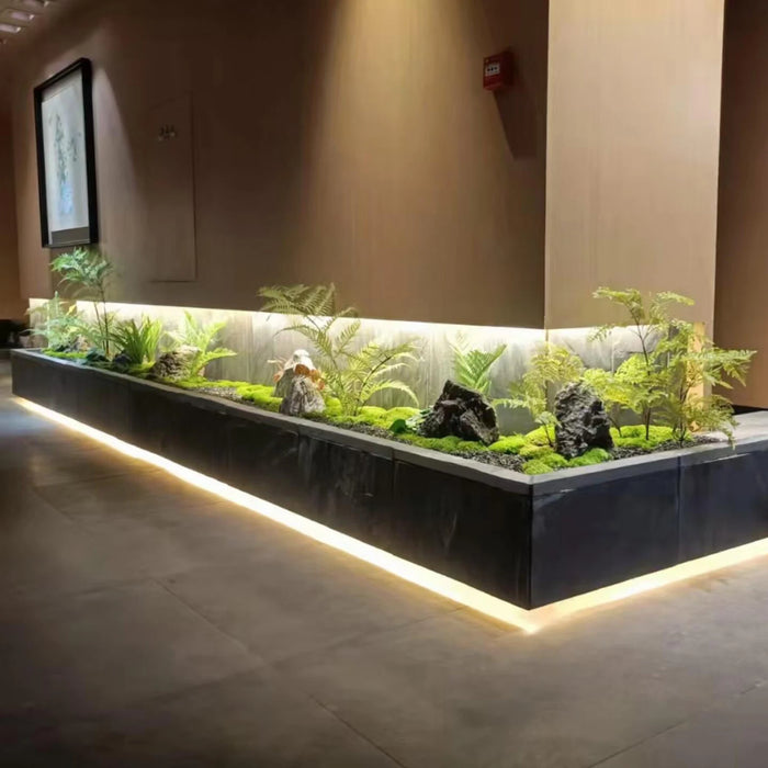Artificial Fern Leaves Persian Grass Plant – 33-48cm Hanging Wall Décor for Home, Office, and Outdoor DIY Landscaping