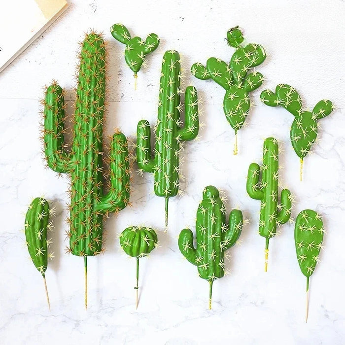 Tropical Artificial Cactus Decoration – Realistic Foam Succulent Plant for DIY Micro Landscape, Home, and Office Decor