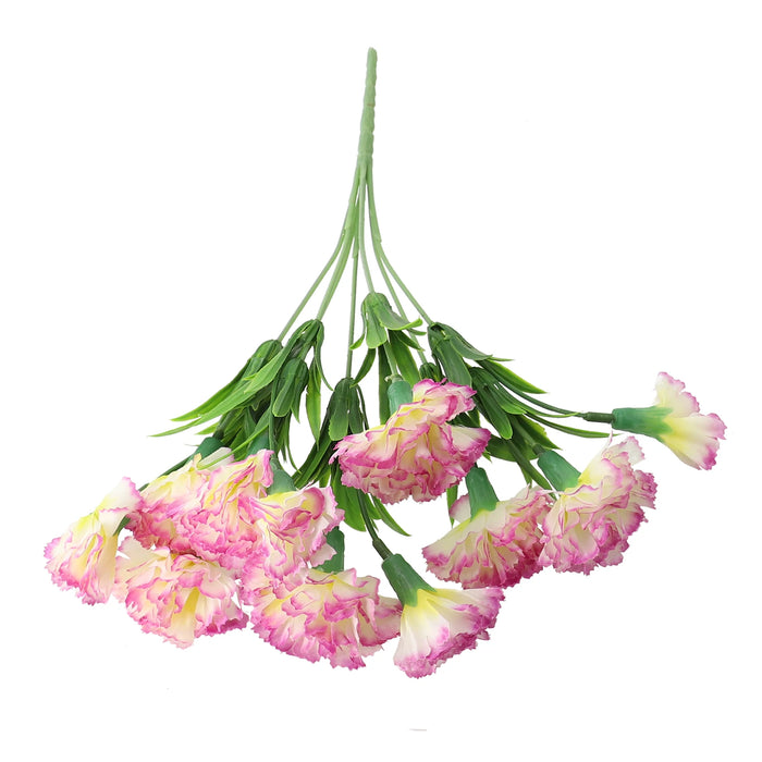 Artificial Carnation Flower – Fake Silk Carnation Bouquet for Weddings, Parties, Home & Garden Decoration