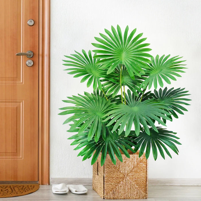 Artificial Fan Palm Tree – Large Tropical Fake Plant for Office, Home, and Holiday Decoration (60-105cm)
