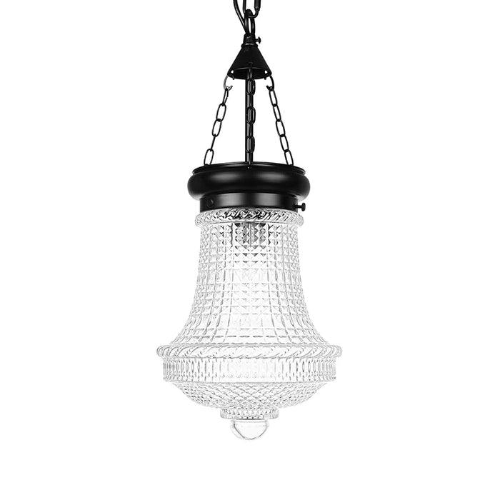 Modern Glass Pendant Light – Chain Hanging Lamp for Kitchen Island, Dining Room, and Entryway