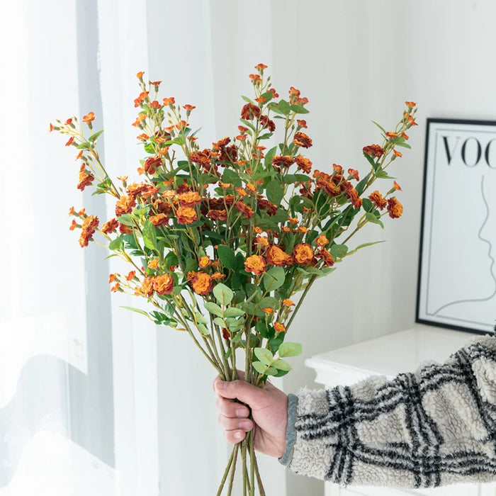 Handmade Artificial Daisy Bouquet – Silk Flowers for Wedding, Home, Garden, DIY Wreaths, and Banquet Decorations