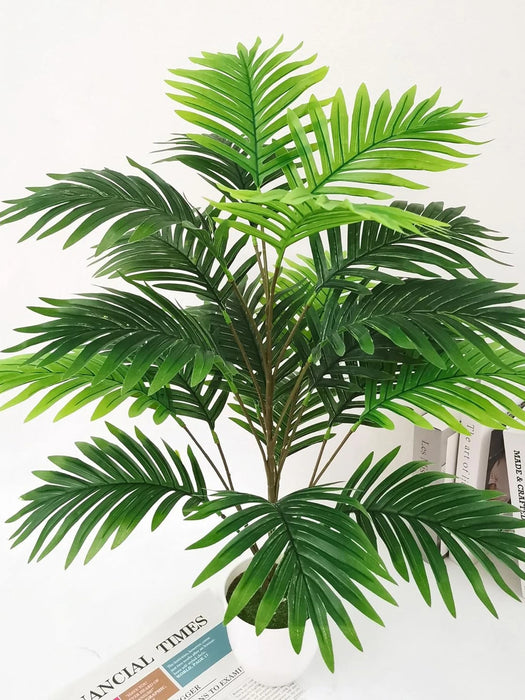 1pc Artificial Palm Plant Leaves – Faux Monstera & Turtle Leaf for Outdoor & Indoor Decor – Large Tropical Palm Tree Imitation Leaves