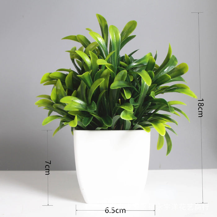 Artificial Bonsai Green Eucalyptus Plant – Realistic Fake Potted Plant for Indoor & Outdoor Home, Bedroom, and Garden Decoration