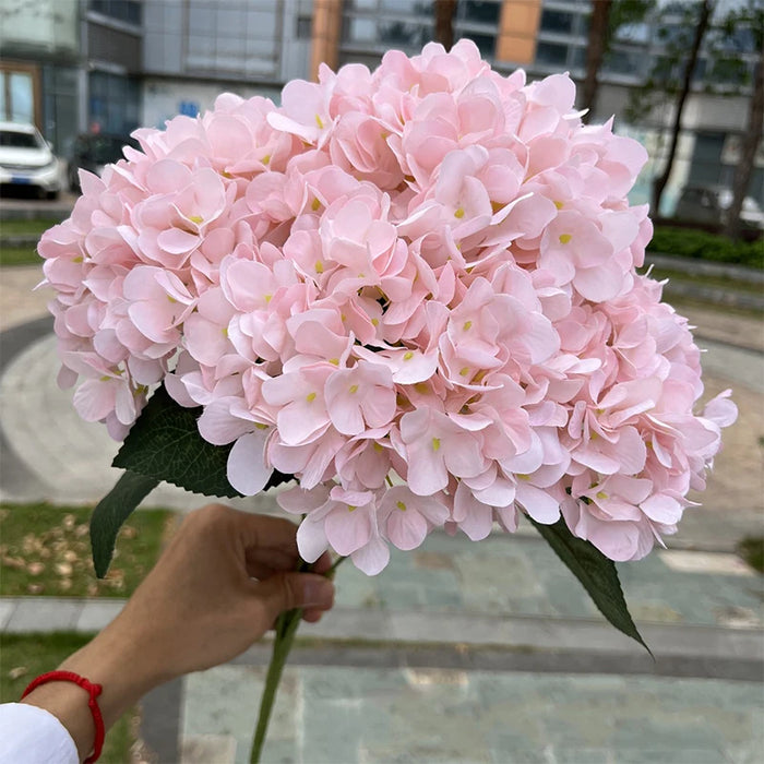 Artificial Silk Hydrangea Flower Bouquet – DIY Wedding, Party, and Home Decor – Large Hydrangea Heads for Bridal Bouquets and Floral Arrangements