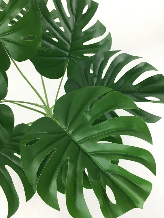 Large Artificial Banana Plant – 78cm/70cm Tropical Fake Monstera Leaves, Real Touch Plastic Palm Tree for Home, Garden, and Office Decor